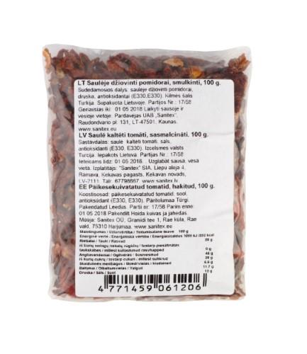 Sun-dried tomatoes, crushed, 100g