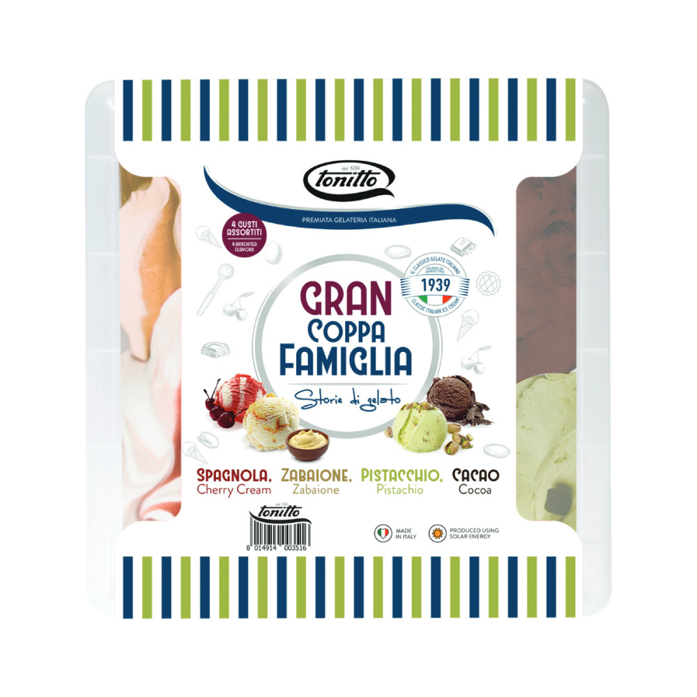 Valgomųjų ledų asorti