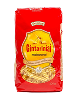 Makaronai GINTARINIAI SRAIGTELIAI, 400 g