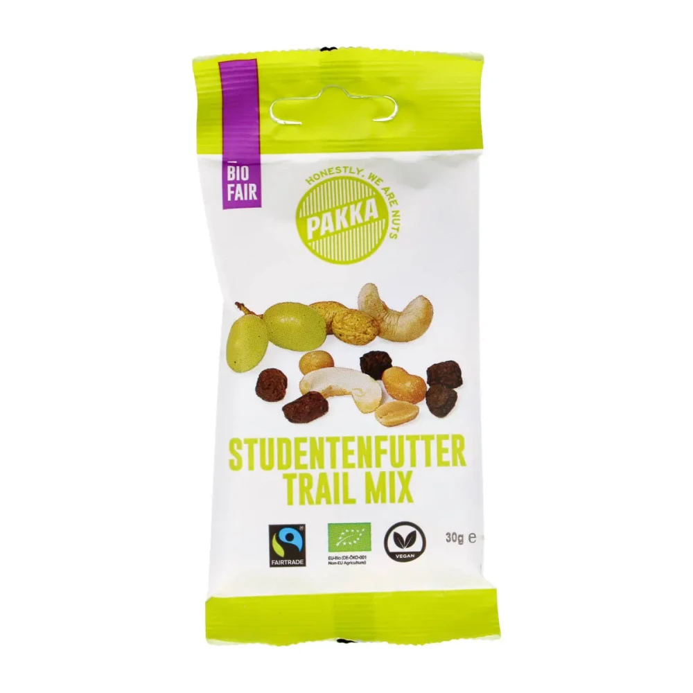 Riešutų mišinys su razinomis TRAIL MIX, ekologiškas