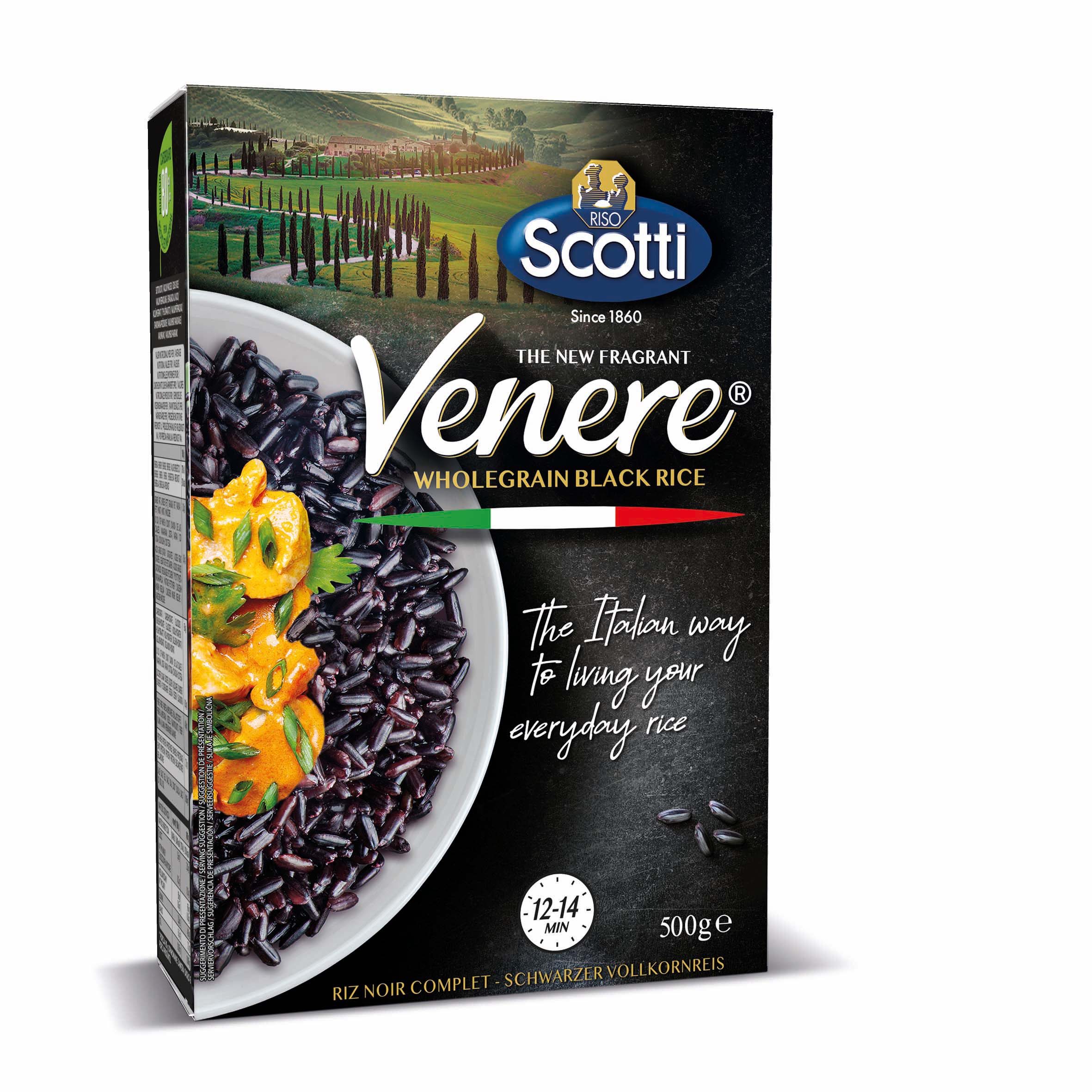 Black rice SCOTTI Venere,  500 g