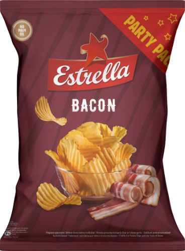 Chips ESTRELLA, bacon, 180 g