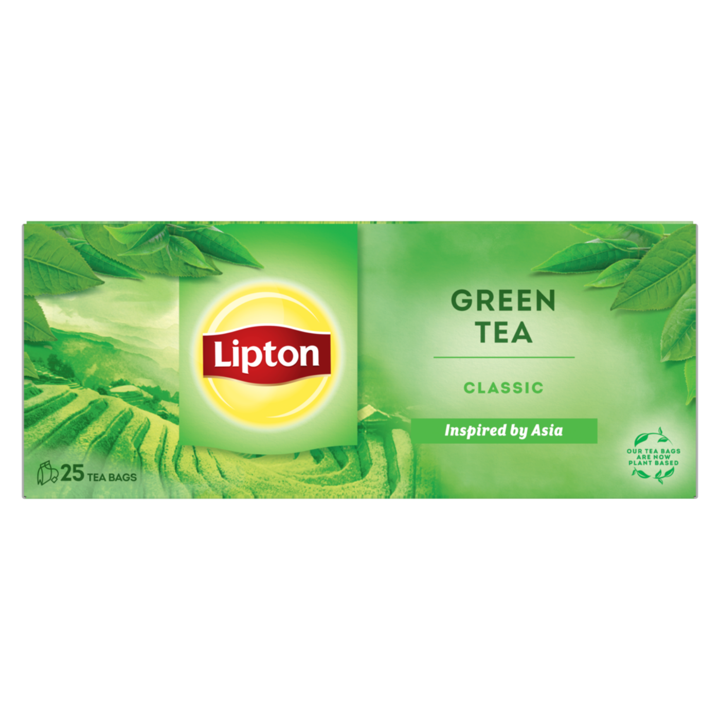 Green tea LIPTON Lemon and fruit flavor, 25 pcs