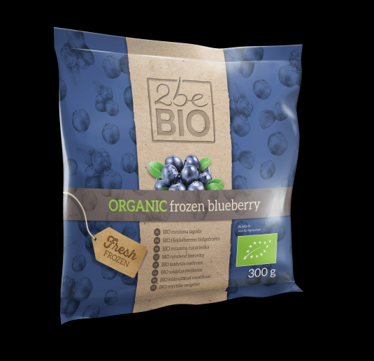 Bio frozen blueberries 2beBIO, 300 g