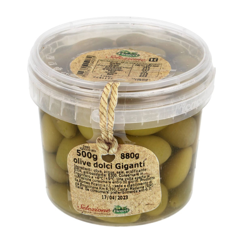 Alyvuogės GIGANTI DOLCI su kauliukais