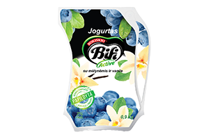 Jog.su vanile,mėlyn. BIFI ACTIVE 2% 900g