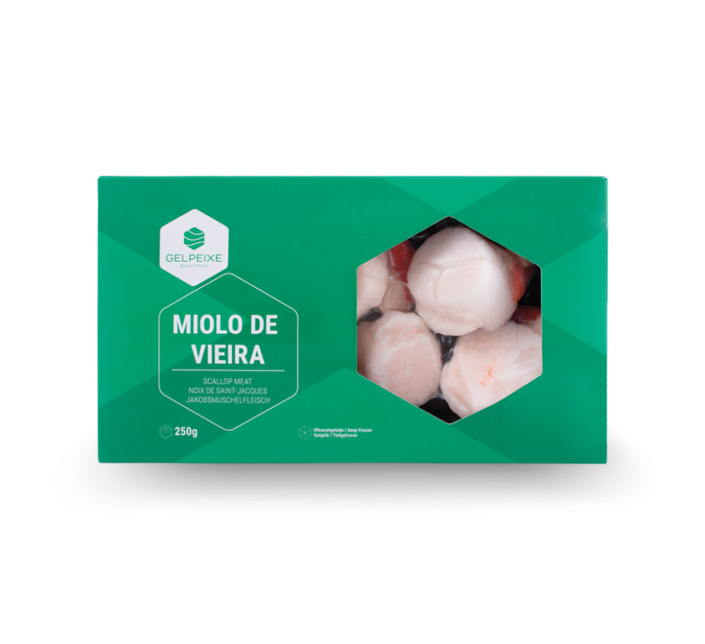 Jūros šukučių mėsa, šaldyta