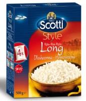 Rice SCOTTI, long grain, 4x125 g