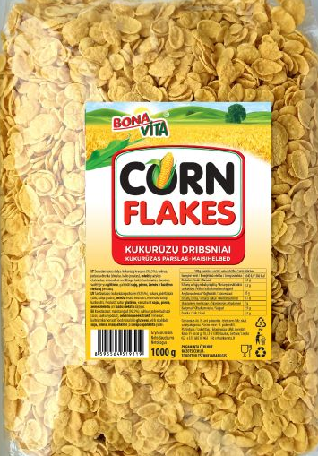 Kukurūzų dribsniai BONA VITA, 1 kg