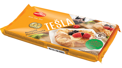 Bemielė šaldyta sluoksniuota tešla, 500 g