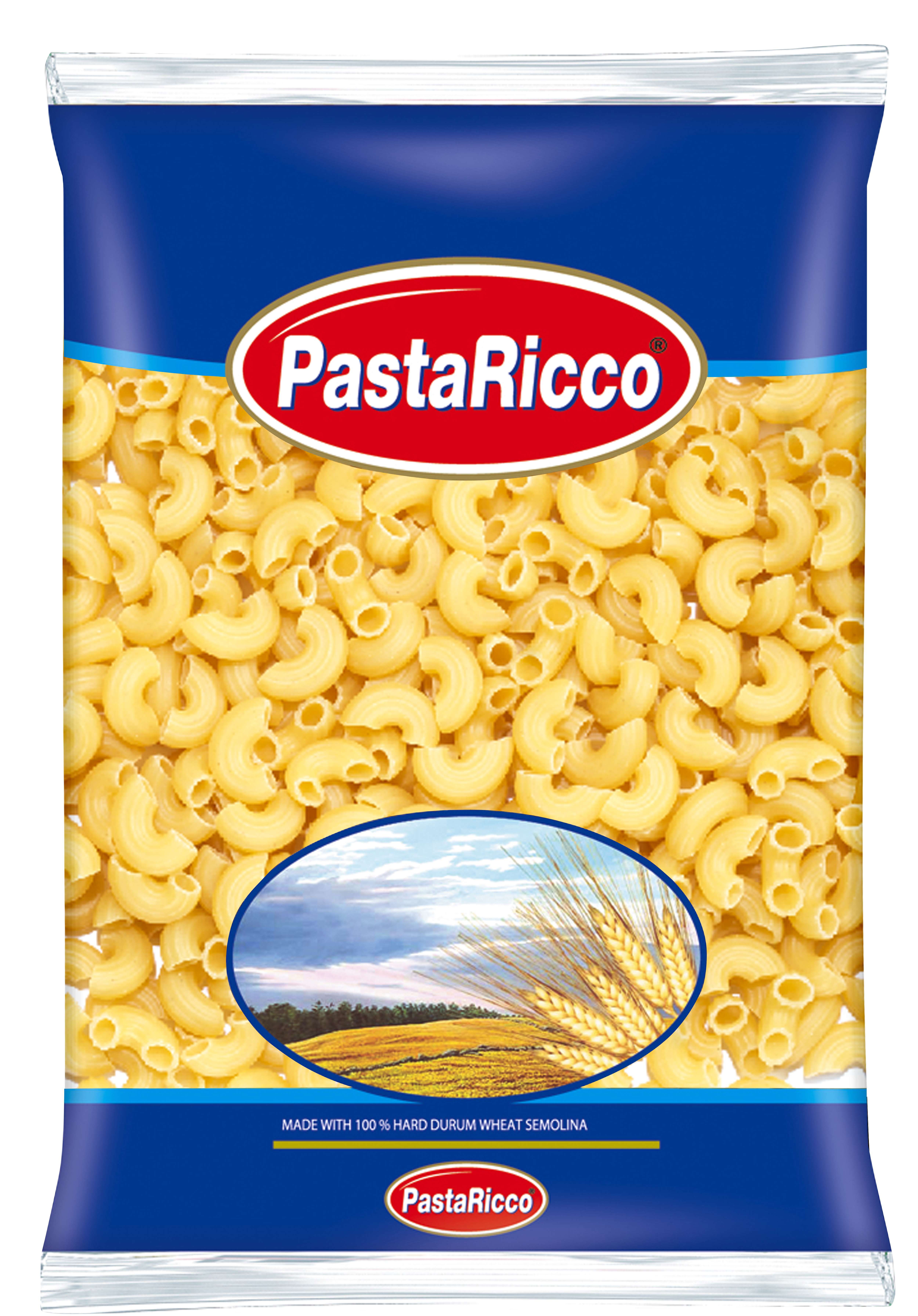 Kietagrūdžiai makaronai PASTA RICCO, rageliai, 400 g