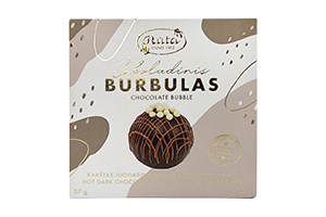 Karštas juodasis šokoladas su zefyriukais ŠOKOLADINIS BURBULAS 27g
