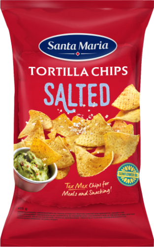 Corn chips SANTA MARIA, with salt, 475g