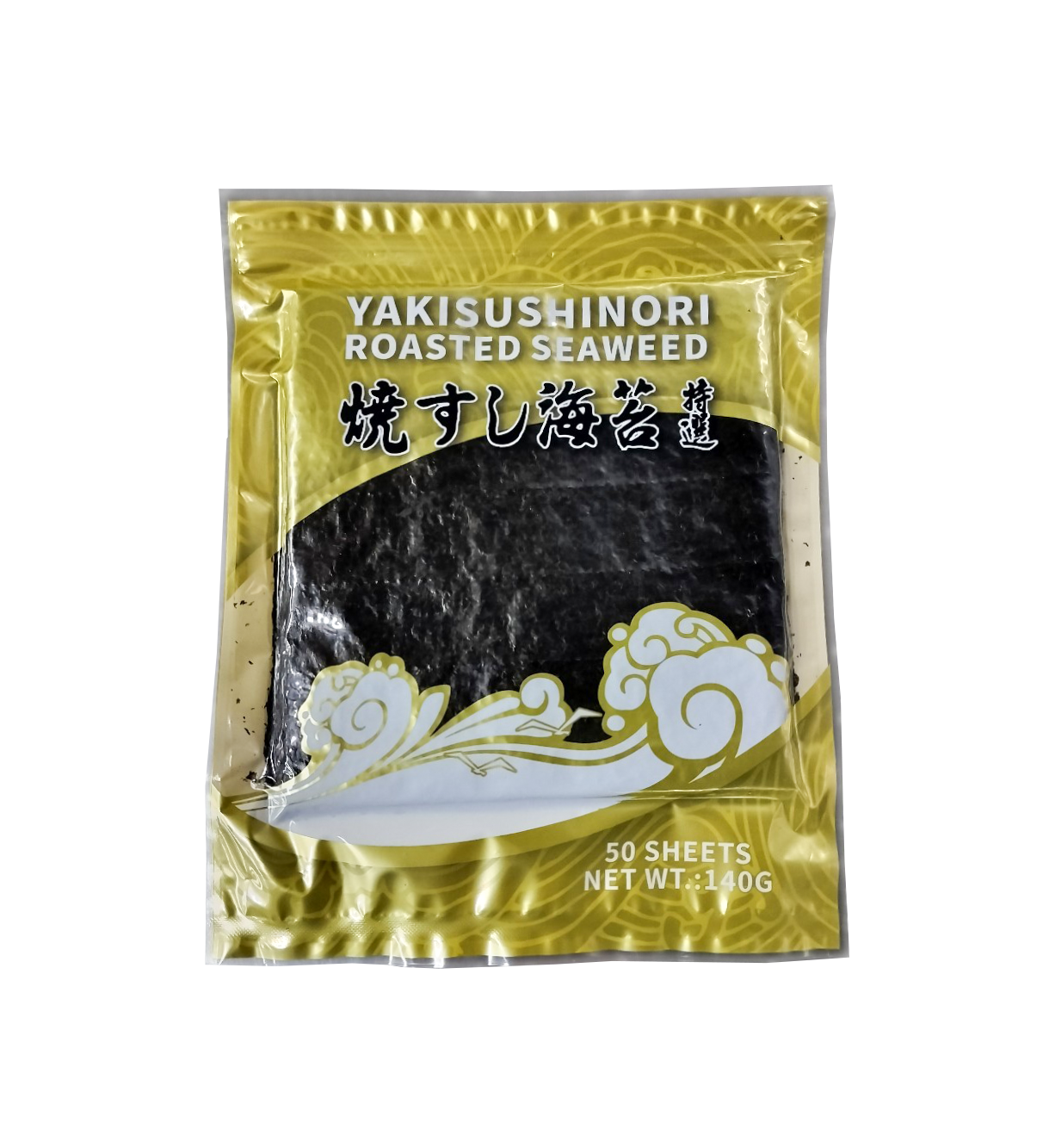 Seaweed SUSHI NORI, Gold, roasted, 140 g, 50 vnt