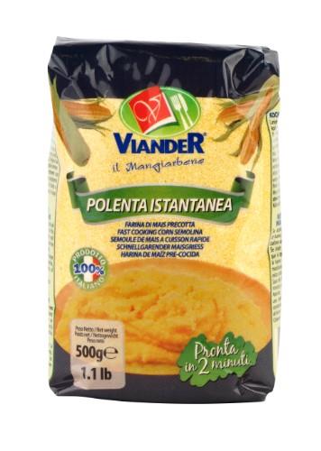 Fast cooking corn semolina VIANDER, 500 g