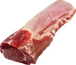 Frozen pork loin, kg