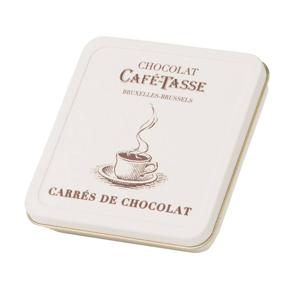Mini šokoladų rinkinys CARRES DE CHOCOLAT, metalinėje dėžutėje