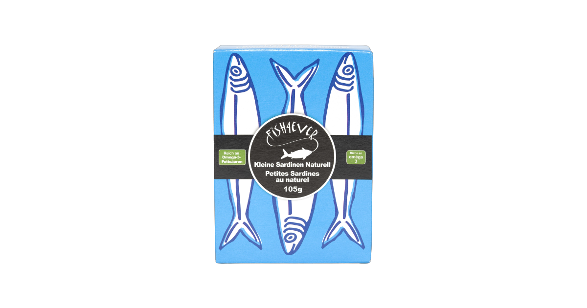 Small sardines in their own juice