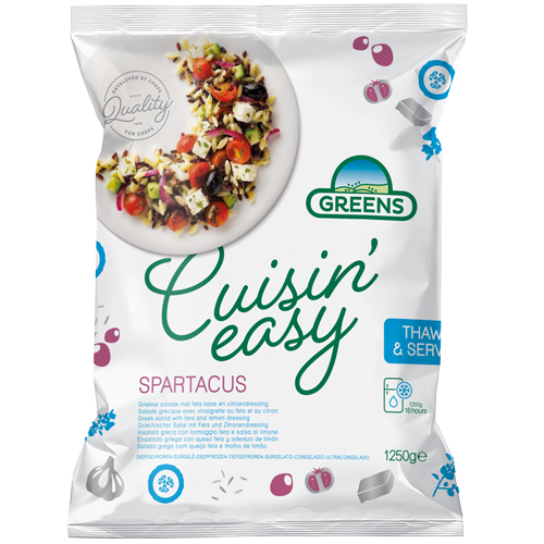 Frozen salad GREENS Spartacus, 1,25 kg