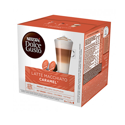 Coffee capsules DOLCE GUSTO LATTE MACCHIATO CARAMEL 16 pcs.
