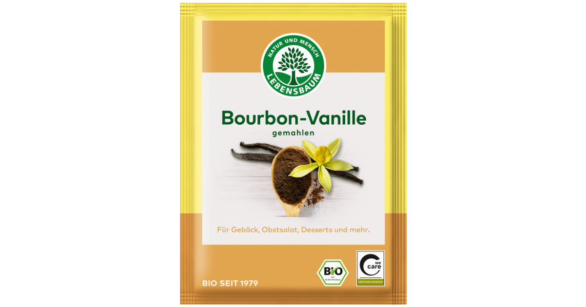 Ground bourbon vanilla, organic