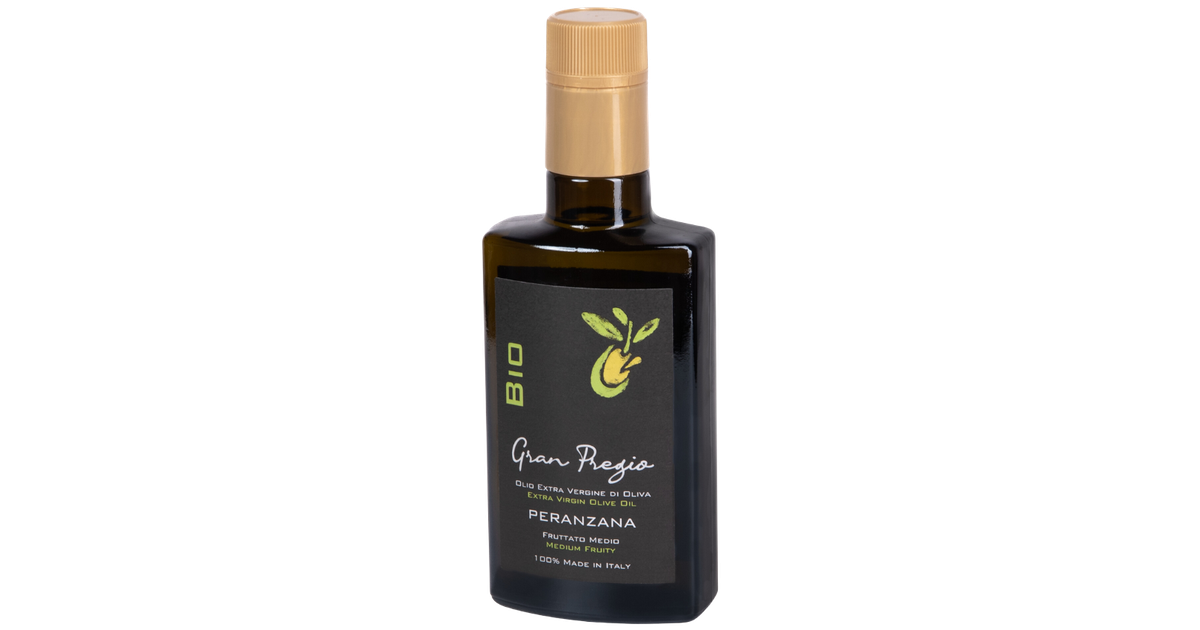 Extra virgin Peranzana olive oil, organic