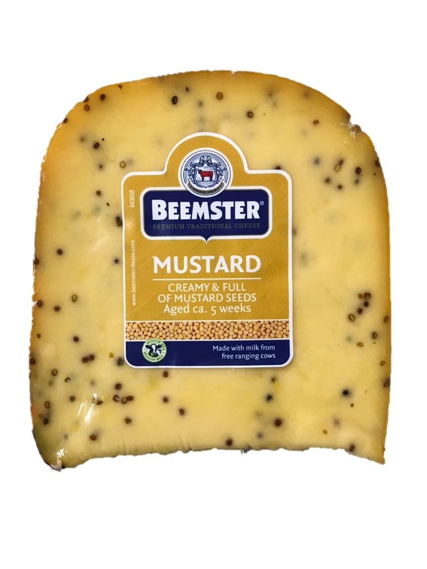 Semi hard cheese BEEMSTER, with mustard, aged for 5 weeks, 250 g
