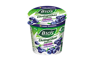 BIOS jogurtas su mėlynėmis 3.5% 125g