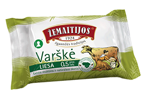 Liesa ŽEMAITIJOS varškė 0.5% 180g