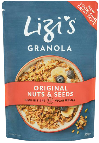 Granola su riešutais ir sėklomis
