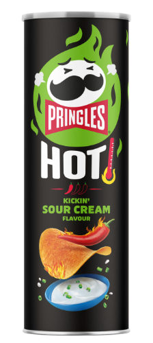 Snack PRINGLES Hot Kickin' Sour Cream, 160 g