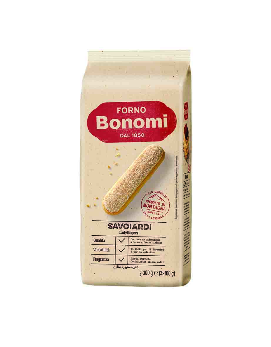 Butter dough cookies FORNO BONOMI, Ladyfingers, 300 g