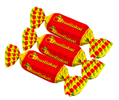 Gummy candies APPLES, 1 kg
