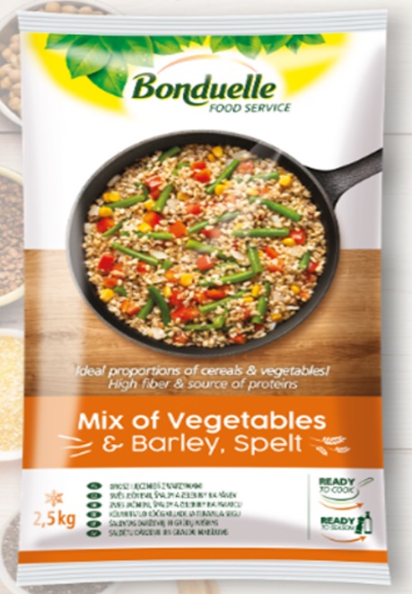 Frozen mixture of vegetables and spelled BONDUELLE, 2.5 kg