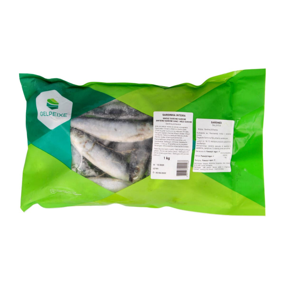 Sardinės, šaldytos