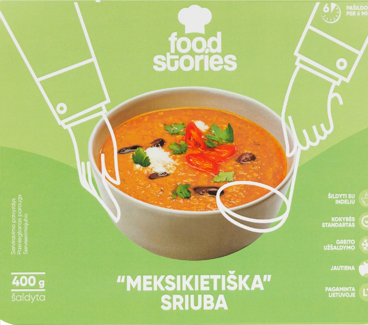 Mexican soup, frozen 400g