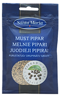 Grūsti juodieji pipirai SANTA MARIA, 18 g