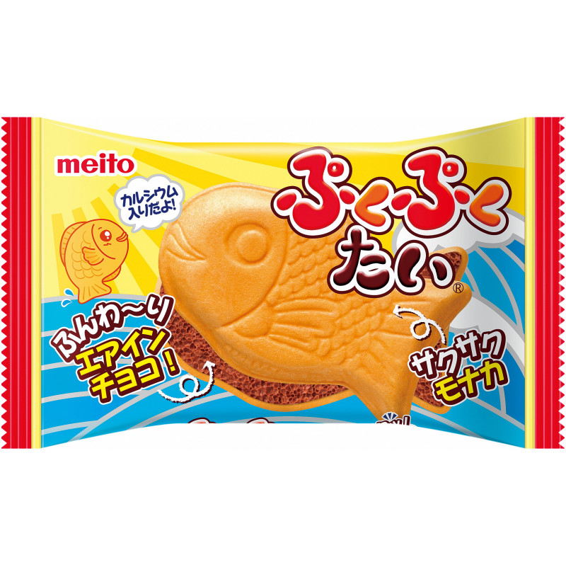 Japoniškas sausainis MEITO, su šokolado įdaru, 16 g
