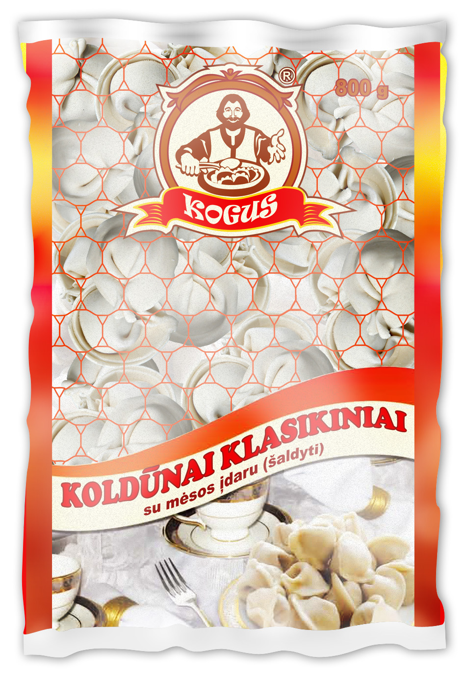 KLASIKINIAI koldūnai, su mėsa, 800 g