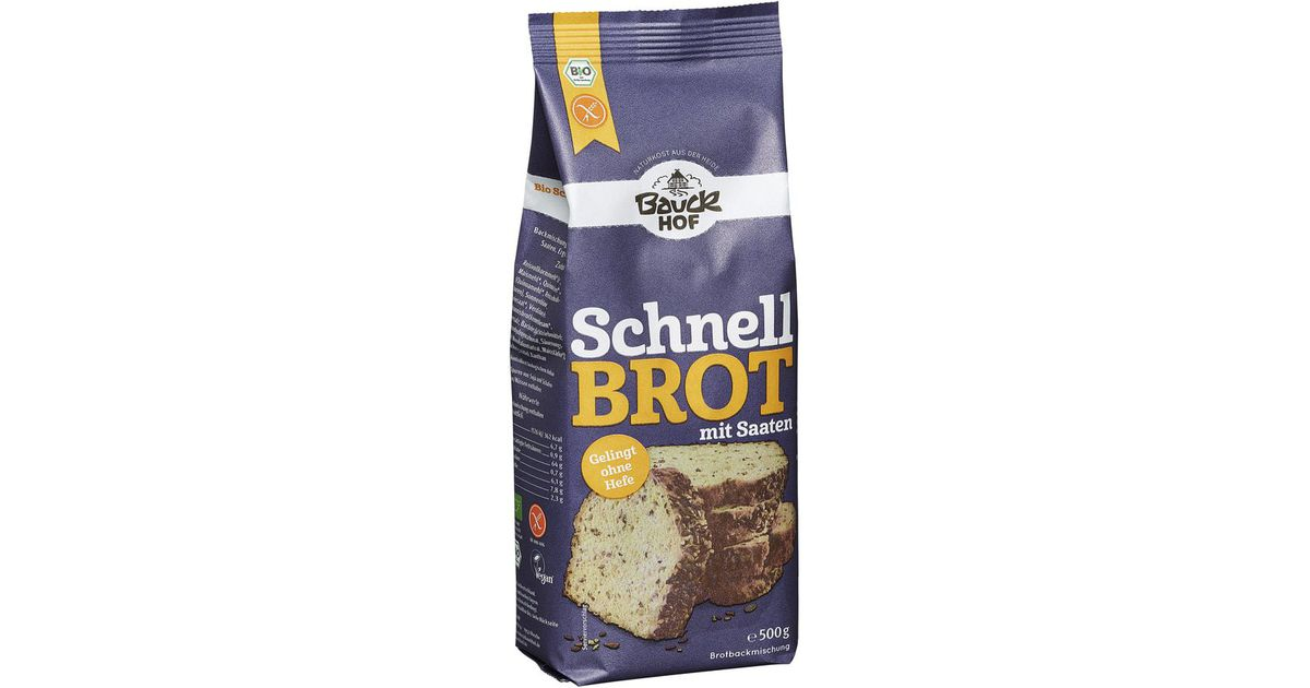 Gluten-free, organic rice bread mix