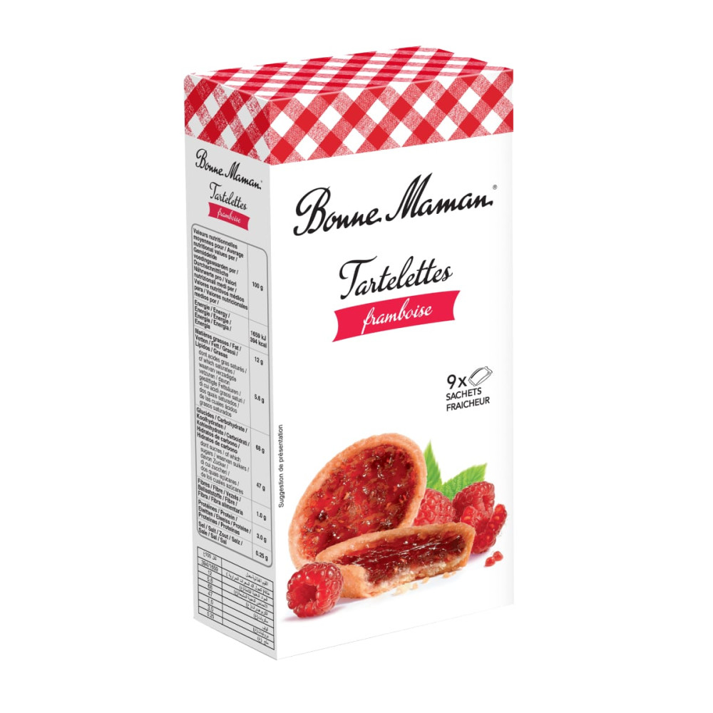 Sausainiai su aviečių įdaru TARTALETES FRAMBOISE