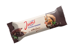 Glaistytas desertas su kakava JUMS 24.5% 38g