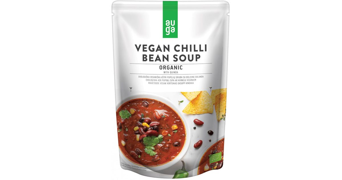 Aštri pupelių sriuba su bolivine balanda, ekologiška