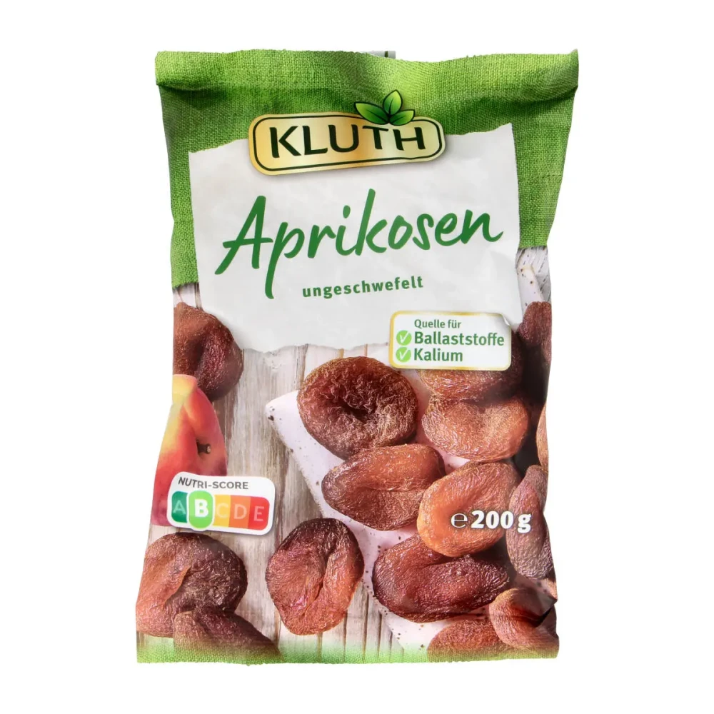 Džiovinti abrikosai KLUTH
