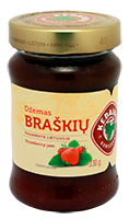 Braškių džemas, 330 g