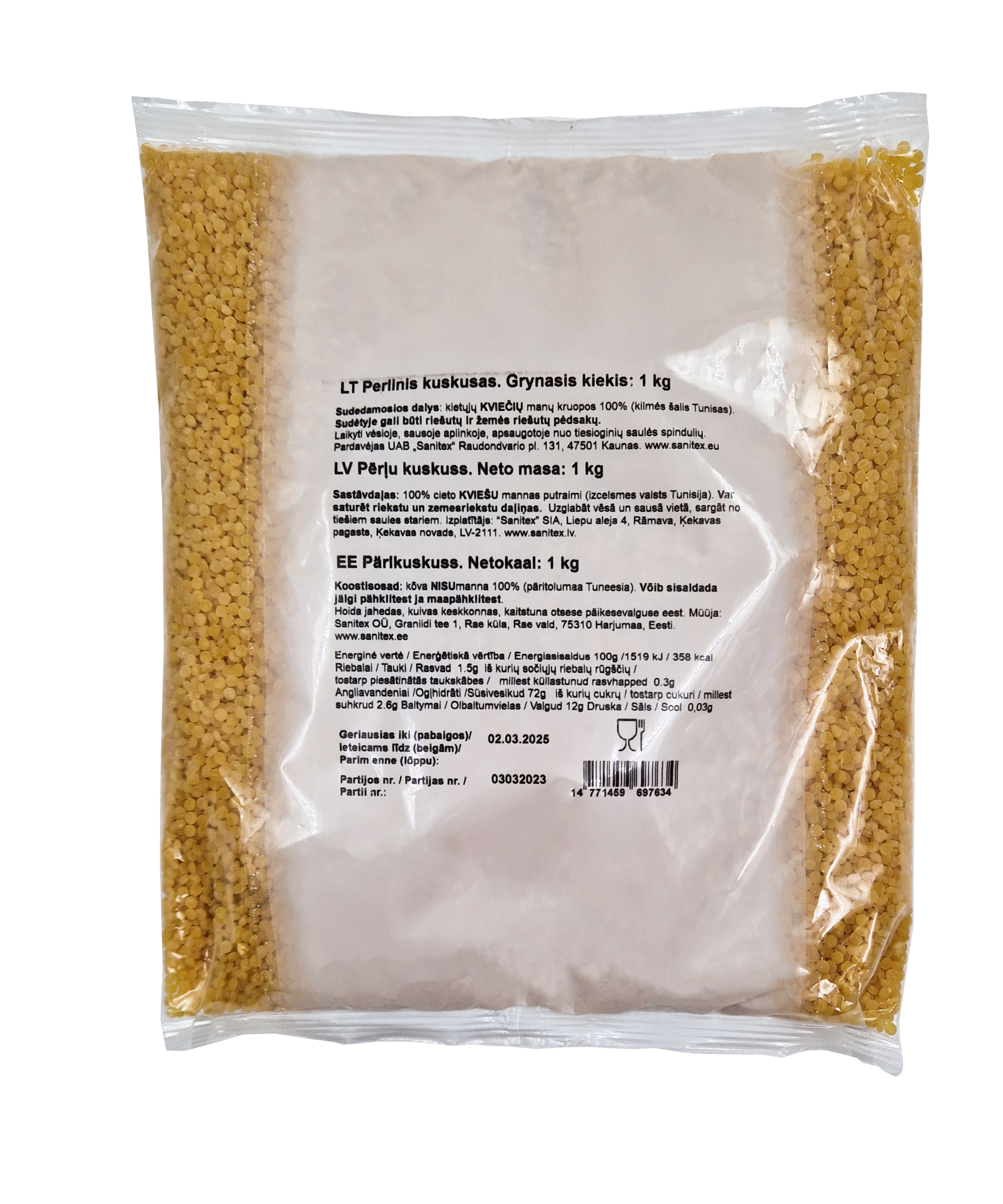 Pearl couscous, 1 kg