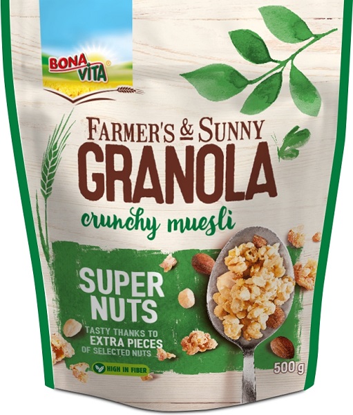 Granola BONA VITA, with nuts, 500 g