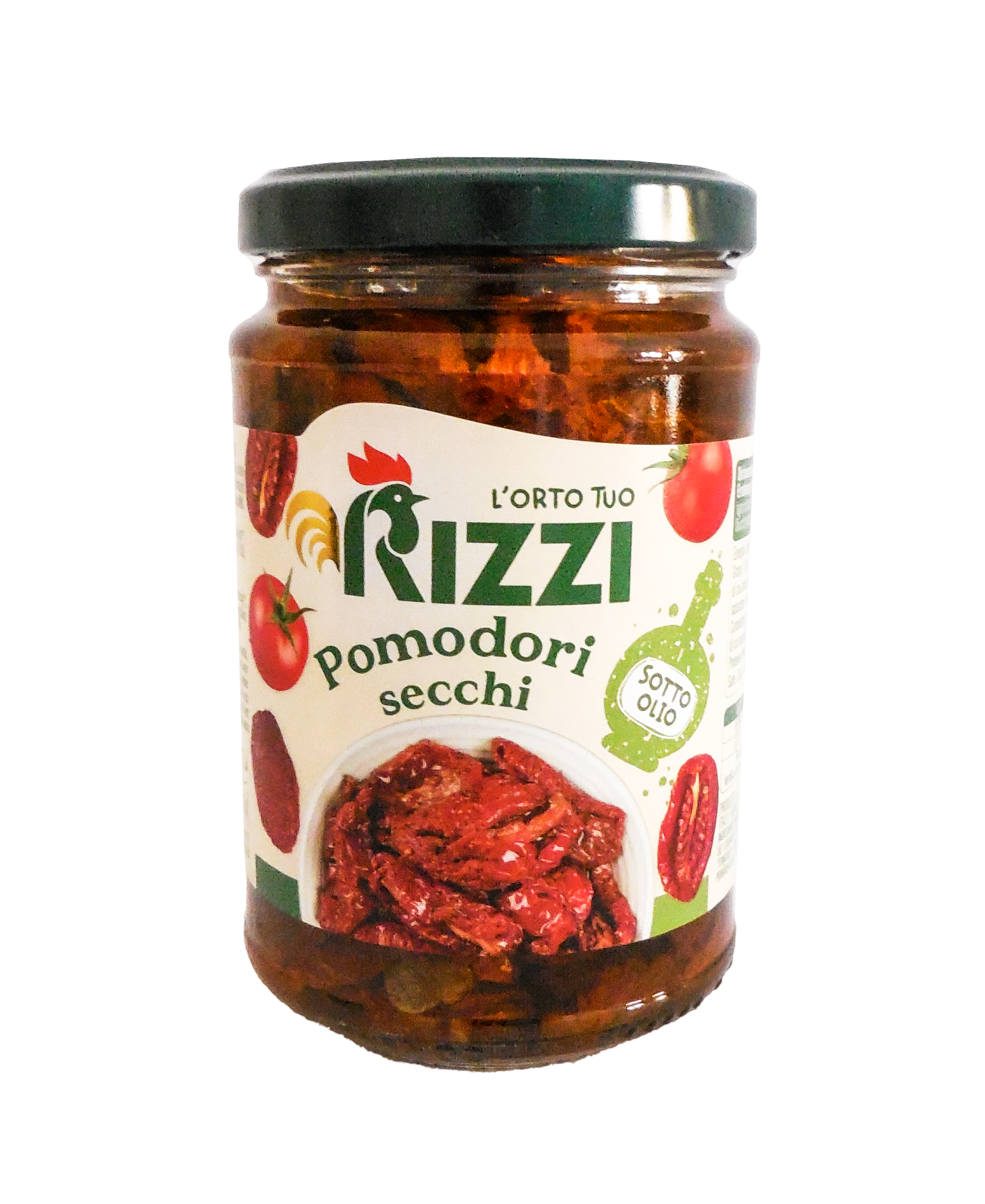 SUNDRIED TOMATOES IN SUNFLOWER OIL RIZZI, 280 g / 162 g