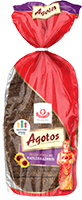 Šviesi ruginė raikyta AGOTOS duona su saulėgrąžomis, 700 g