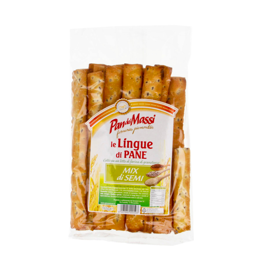 Bread sticks with various seeds THE BREAD TONGUES